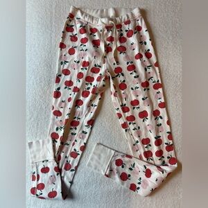 Hanna Andersson Red Apple Print Pajama Bottoms, Women’s XS